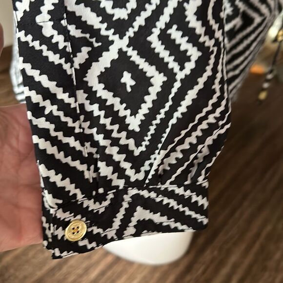 Michael Kors lightweight print romper black and white - Picture 4 of 6